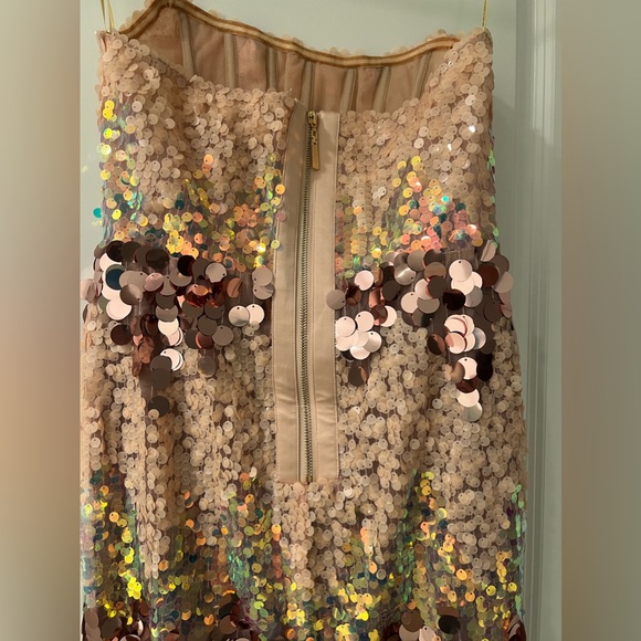 NWOT Bronx and Banco Farah Strapless Blush Gown Prom - Picture 12 of 14